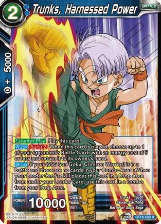 Trunks, Harnessed Power (BT16-033) [Realm of the Gods] - POKÉ JEUX