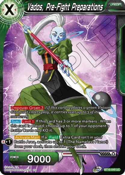 Vados, Pre-Fight Preparations (BT16-049) [Realm of the Gods] - POKÉ JEUX