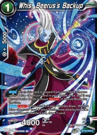 Whis, Beerus's Backup (BT16-039) [Realm of the Gods] - POKÉ JEUX