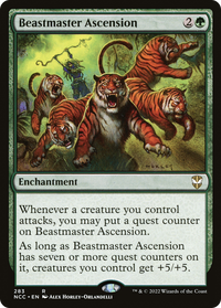 Beastmaster Ascension [Streets of New Capenna Commander]