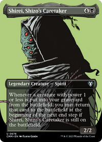 Shirei, Shizo's Caretaker (Borderless Profile) [Commander Masters]