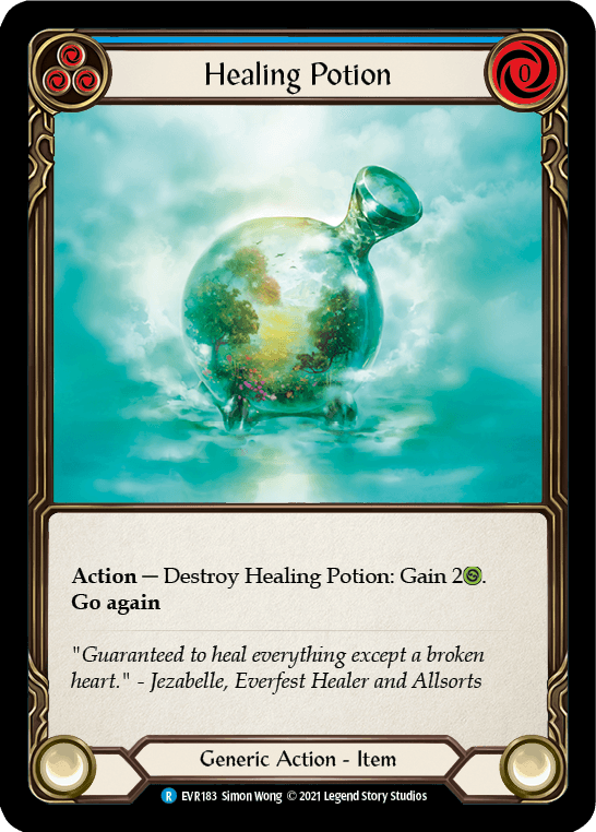 Healing Potion [EVR183] (Everfest) 1st Edition Cold Foil - POKÉ JEUX