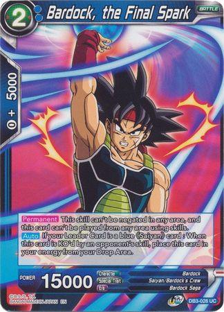 Bardock, the Final Spark (DB3-028) [Giant Force] - POKÉ JEUX