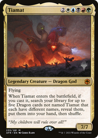 Tiamat (Promo Pack) [Dungeons & Dragons: Adventures in the Forgotten Realms Promos]