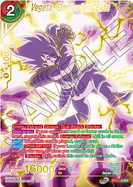 Vegeta, Omnipotent Elite (SPR) (BT15-143) [Saiyan Showdown] - POKÉ JEUX