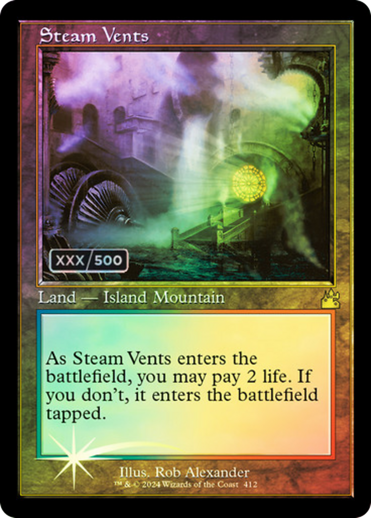 Steam Vents (Retro) (Serialized) [Ravnica Remastered]