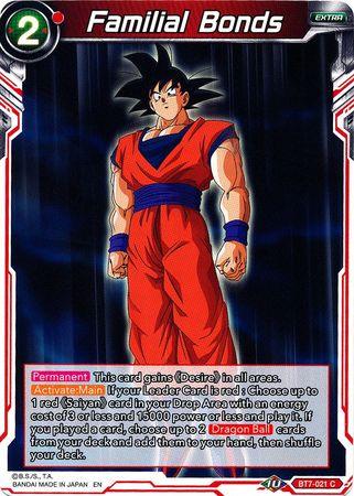 Familial Bonds (BT7-021) [Assault of the Saiyans] - POKÉ JEUX