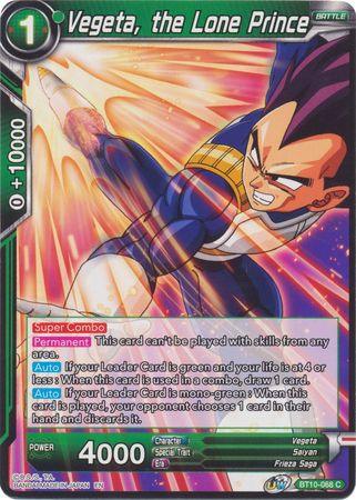 Vegeta, the Lone Prince (BT10-068) [Rise of the Unison Warrior] - POKÉ JEUX