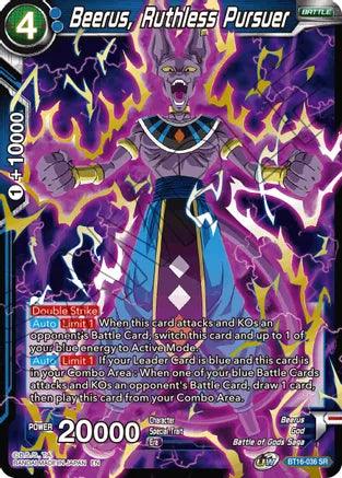 Beerus, Ruthless Pursuer (BT16-036) [Realm of the Gods] - POKÉ JEUX