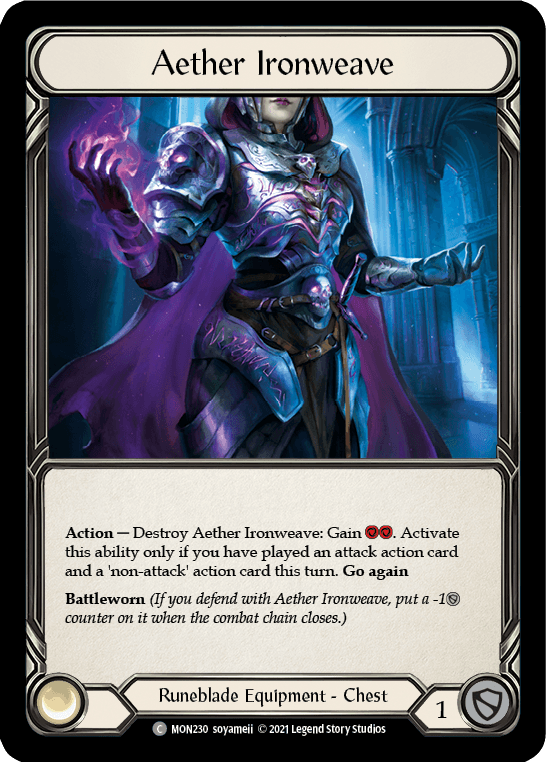 Aether Ironweave [MON230-CF] (Monarch) 1st Edition Cold Foil - POKÉ JEUX