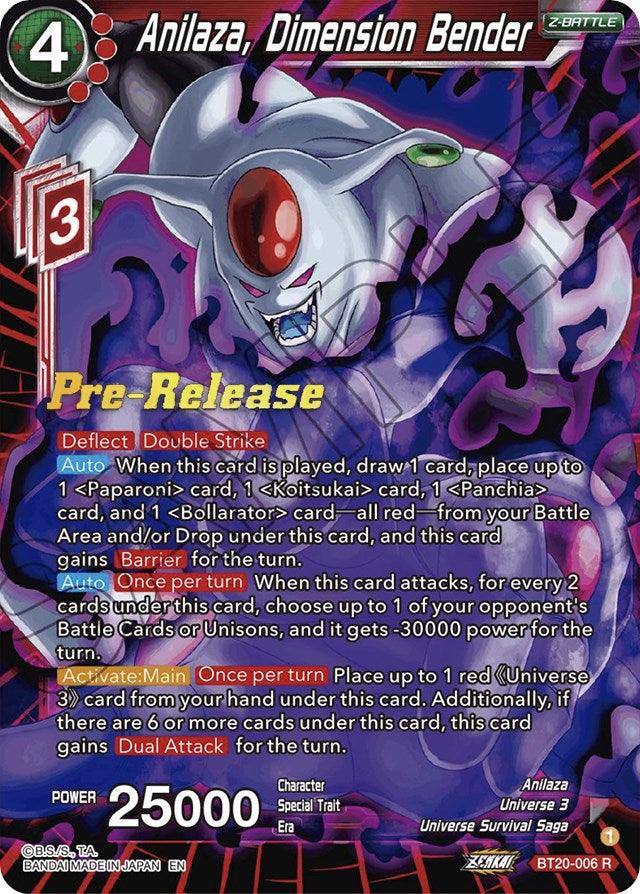 Anilaza, Dimension Bender (BT20-006) [Power Absorbed Prerelease Promos] - POKÉ JEUX