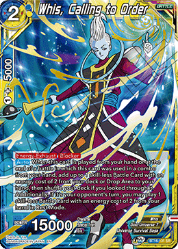 Whis, Calling to Order (BT16-131) [Realm of the Gods] - POKÉ JEUX