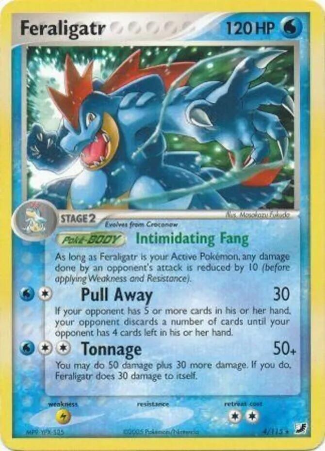 Feraligatr (4/115) (Theme Deck Exclusives) [EX: Unseen Forces] - POKÉ JEUX