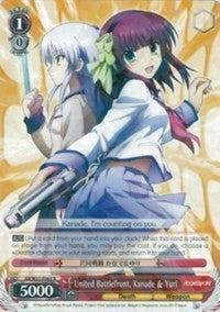 United Battlefront, Kanade & Yuri (AB/W31-E063 R) [Angel Beats! Re:Edit]