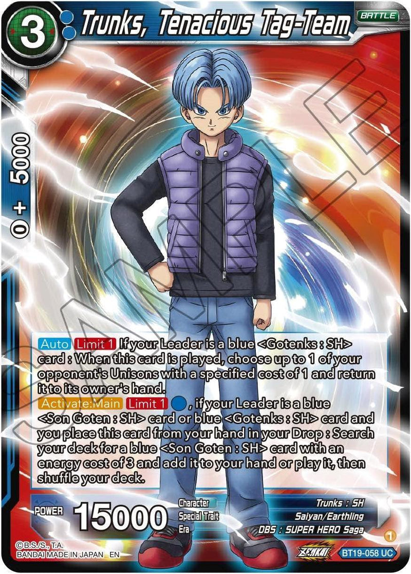 Trunks, Tenacious Tag-Team (BT19-058) [Fighter's Ambition] - POKÉ JEUX