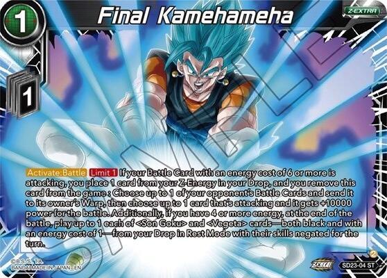 Final Kamehameha (SD23-04) [Critical Blow] - POKÉ JEUX