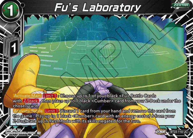 Fu's Laboratory (BT22-118) [Critical Blow] - POKÉ JEUX