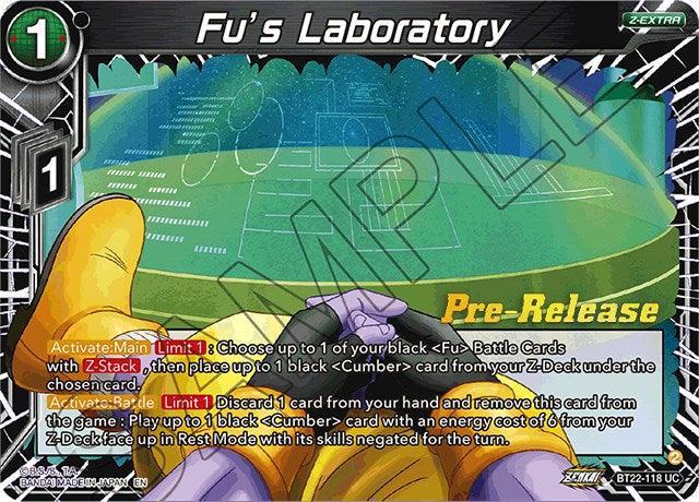 Fu's Laboratory (BT22-118) [Critical Blow Prerelease Promos] - POKÉ JEUX