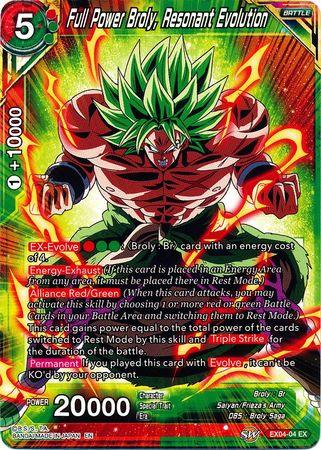 Full Power Broly, Resonant Evolution (EX04-04) [Unity of Saiyans] - POKÉ JEUX