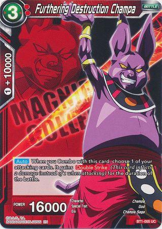 Furthering Destruction Champa (BT1-005) [Magnificent Collection Forsaken Warrior] - POKÉ JEUX