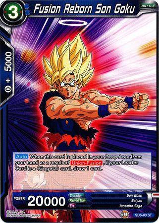 Fusion Reborn Son Goku (Starter Deck - Resurrected Fusion) (SD6-03) [Miraculous Revival] - POKÉ JEUX