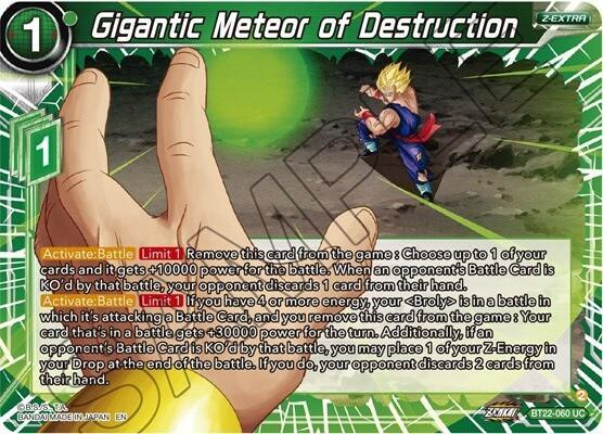 Gigantic Meteor of Destruction (BT22-060) [Critical Blow] - POKÉ JEUX