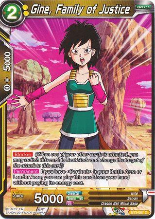 Gine, Family of Justice (BT3-087) [Cross Worlds] - POKÉ JEUX