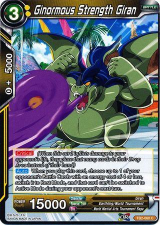 Ginormous Strength Giran (TB2-060) [World Martial Arts Tournament] - POKÉ JEUX