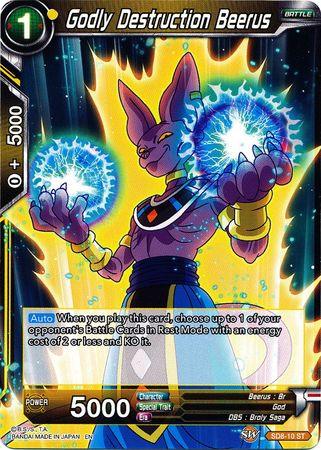 Godly Destruction Beerus (Starter Deck - Rising Broly) (SD8-10) [Destroyer Kings] - POKÉ JEUX