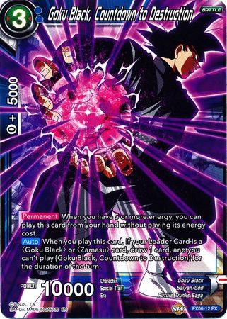 Goku Black, Countdown to Destruction (EX06-12) [Special Anniversary Set] - POKÉ JEUX