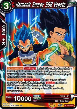 Harmonic Energy SSB Vegeta (BT6-007) [Destroyer Kings] - POKÉ JEUX