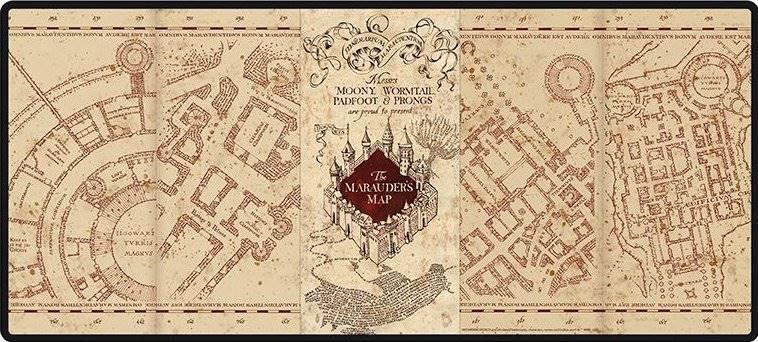 HARRY POTTER Mousepad XXL The Marauder's Map - POKÉ JEUX - 3665361101451 - 3665361101451