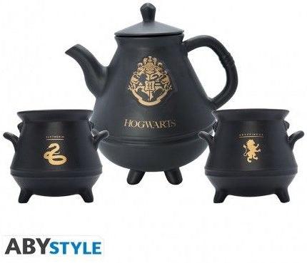 Harry Potter Teapot with Hogwarts Cauldrons Set - POKÉ JEUX