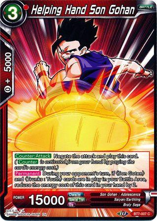 Helping Hand Son Gohan (BT7-007) [Assault of the Saiyans] - POKÉ JEUX