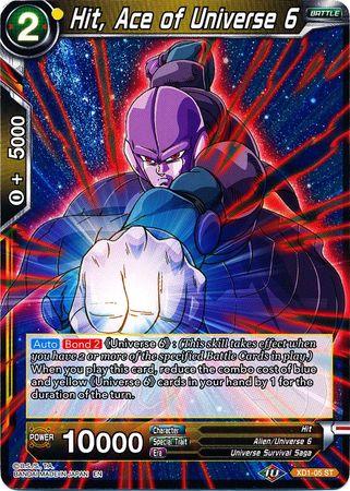 Hit, Ace of Universe 6 (XD1-05) [Assault of the Saiyans] - POKÉ JEUX