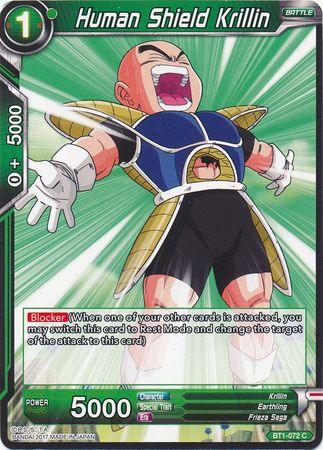 Human Shield Krillin (BT1-072) [Galactic Battle] - POKÉ JEUX