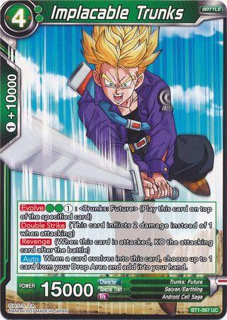 Implacable Trunks (BT1-067) [Galactic Battle] - POKÉ JEUX