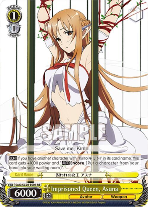 Imprisoned Queen, Asuna [Sword Art Online Chronicle Set] - POKÉ JEUX