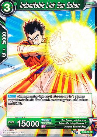 Indomitable Link Son Gohan (Starter Deck - The Guardian of Namekians) (SD4-02) [Colossal Warfare] - POKÉ JEUX