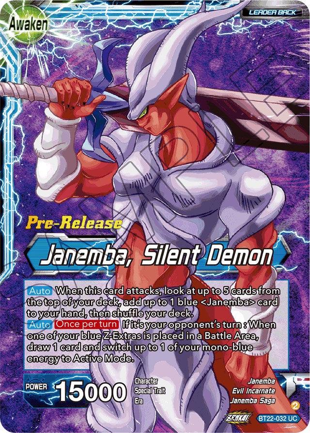 Janemba // Janemba, Silent Demon (BT22-032) [Critical Blow Prerelease Promos] - POKÉ JEUX