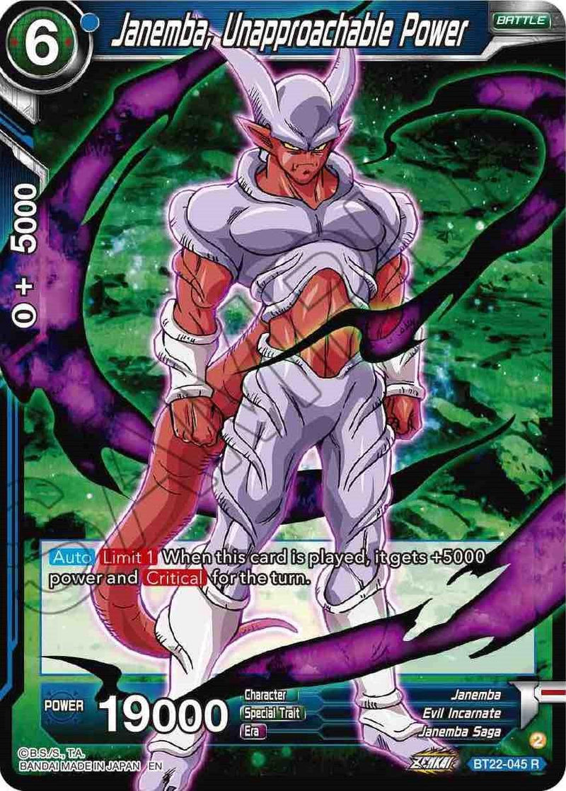 Janemba, Unapproachable Power (BT22-045) [Critical Blow] - POKÉ JEUX