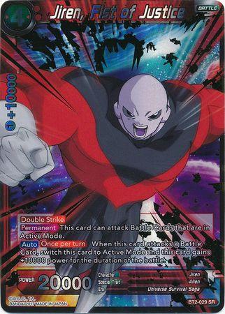 Jiren, Fist of Justice (BT2-029) [Union Force] - POKÉ JEUX