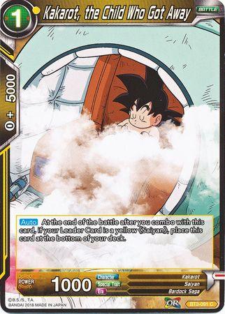 Kakarot, the Child Who Got Away (BT3-091) [Cross Worlds] - POKÉ JEUX