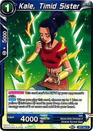 Kale, Timid Sister (BT7-041) [Assault of the Saiyans] - POKÉ JEUX