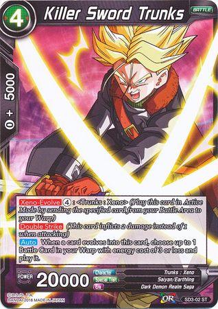 Killer Sword Trunks (Starter Deck - The Dark Invasion) (SD3-02) [Cross Worlds] - POKÉ JEUX