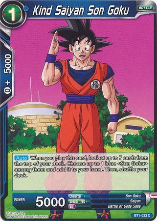 Kind Saiyan Son Goku (BT1-033) [Galactic Battle] - POKÉ JEUX