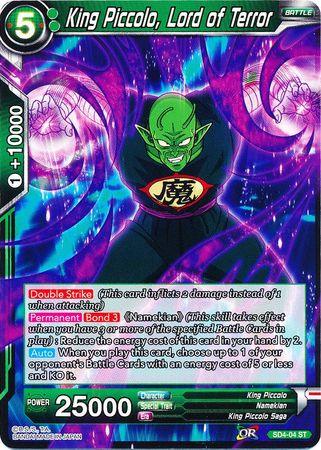 King Piccolo, Lord of Terror (Starter Deck - The Guardian of Namekians) (SD4-04) [Colossal Warfare] - POKÉ JEUX