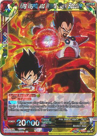 King Vegeta and Vegeta, Royal Bloodline (DB1-090) [Dragon Brawl] - POKÉ JEUX