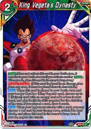 King Vegeta's Dynasty (SD9-05) [Assault of the Saiyans] - POKÉ JEUX