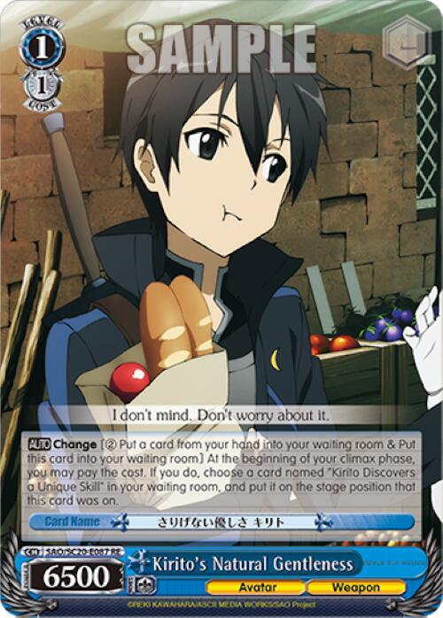 Kirito's Natural Gentleness [Sword Art Online Chronicle Set] - POKÉ JEUX